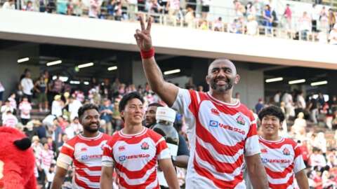ラグビー日本代表、逆転での12年ぶりのウェールズ戦勝利にリーチ