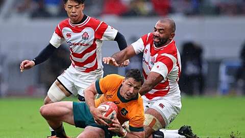 ラグビー日本代表、オーストラリアに惜敗 リーチ「まだまだ成長できる